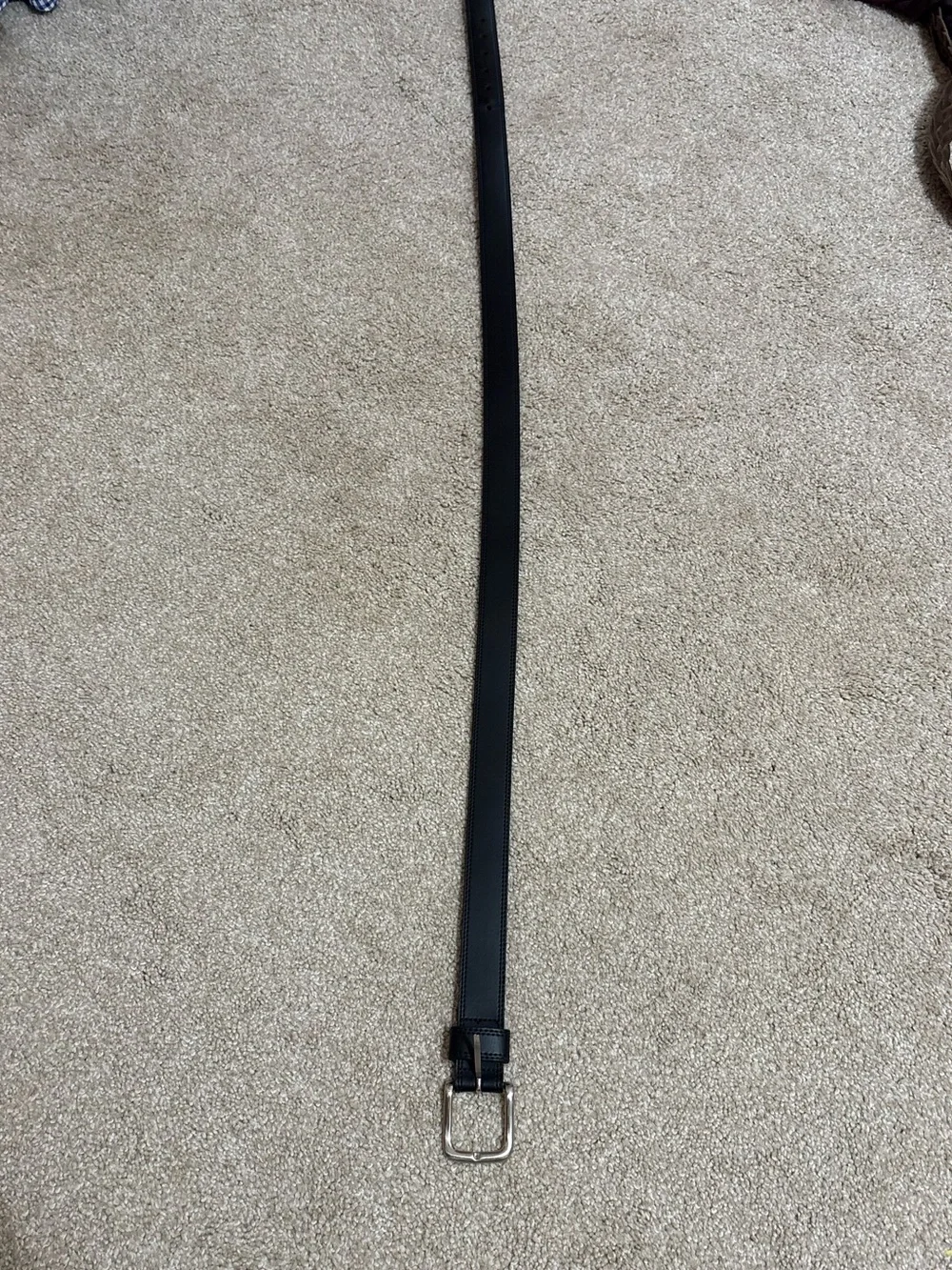 Chisel genuine leather black belt